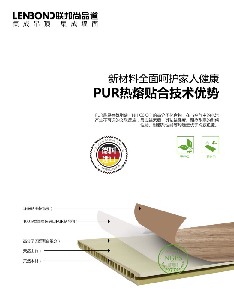 高端PUR集成墻面